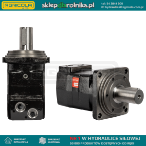 Silnik hydrauliczny BM6 z wałkiem 63mm do bardzo dużych obciążeń. Chłonność: 1250cm3/obr obroty: 130obr/min
