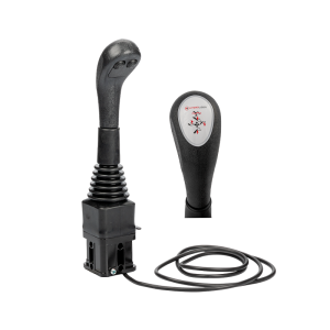Joystick Hydrolider 3356 z dwoma przyciskami. Przystosowany do linek na widełki.
