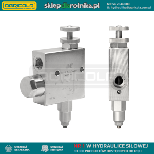 Zawór regulator przepływu RFP3 VMP gwinty: 1/2" przepływ max: 80L/min ciśnienie max: 350bar