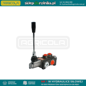 Rozdzielacz hydrauliczny 1 sekcyjny 40L z sekcją z zatrzaskiem