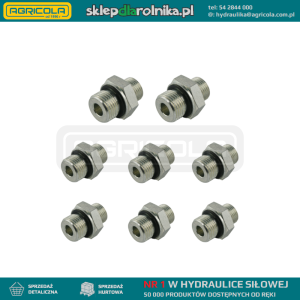 Komplet przyłączy do rozdzielacza hydraulicznego 3 sekcyjnego P40 Badestnost