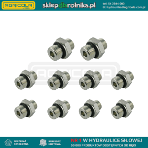 Komplet przyłączy do rozdzielacza hydraulicznego 4 sekcyjnego P40 Badestnost