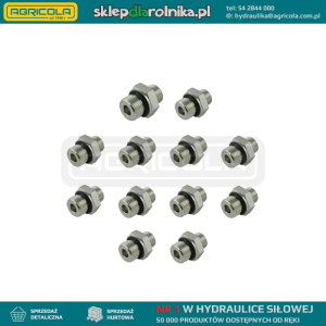 Komplet przyłączy do rozdzielacza hydraulicznego 5 sekcyjnego P80 Badestnost
