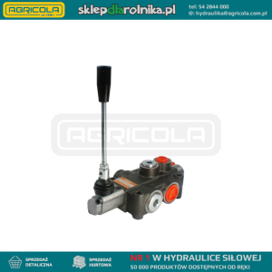 Rozdzielacz hydrauliczny 1 sekcyjny 80L z sekcją nurnikową