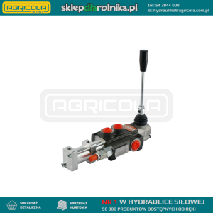 Rozdzielacz hydrauliczny 1 sekcyjny 40L sterowany pneumatycznie ( pneumatyczny )
