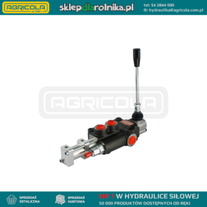 Rozdzielacz hydrauliczny 1 sekcyjny 80L sterowany pneumatycznie ( pneumatyczny )