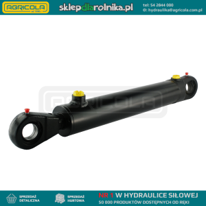 Cylinder siłownik hydrauliczny dwustronnego działania długość: 530mm skok: 250mm CJ2F-63/36/250 U35