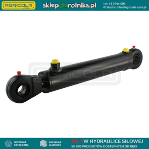 Cylinder siłownik hydrauliczny dwustronnego działania długość: 630mm skok: 400mm CJ2F-50/28/400 U25