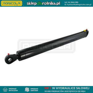 Cylinder siłownik hydrauliczny nurnikowy wzmocniony do tura długość: 870mm skok: 630mm CN-50/630