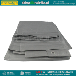 PLANDEKA SREBRNA 4X6M 120g