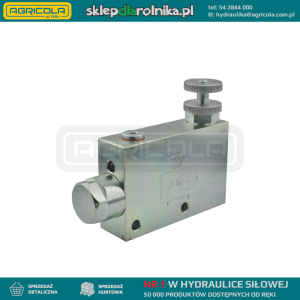 Zawór proporcjonalny dzielnik strumienia regulator przepływu VPR3 gwinty: 3/8" przepływ: 60L/min ciśnienie max: 350bar