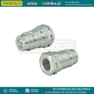 Szybkozłącze hydrauliczne wtyczka euro. Gwint wewnętrzny M22x1.5