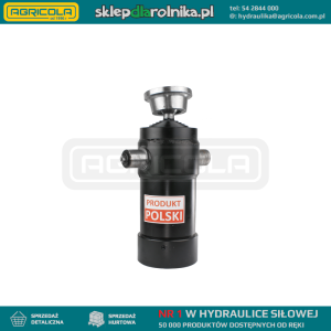 Cylinder siłownik hydrauliczny teleskopowy 105/5/1050 skok 1050mm - bez kołyski