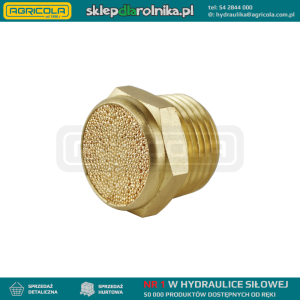 Odpowietrznik hydrauliczny siatkowy 1/8"