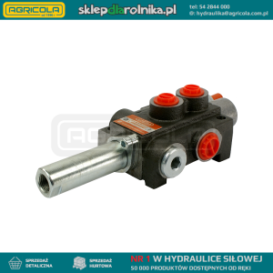 Rozdzielacz hydrauliczny 1 sekcyjny 40L sterowany linką