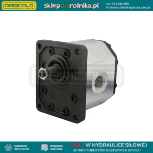 Pompa hydrauliczna zębata grupy 3, obroty prawe, objętość: 33cm3/obr wydajność (1500obr/min): 50L/min