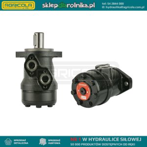 Silnik hydrauliczny BMR chłonność: 100cm3/obr obroty: 600obr/min z pogrubionym wałkiem 32mm