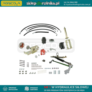 Wspomaganie kierownicy C-360 - orbitrol DANFOSS, siłownik montowany do osi okrągłej, napęd z wału