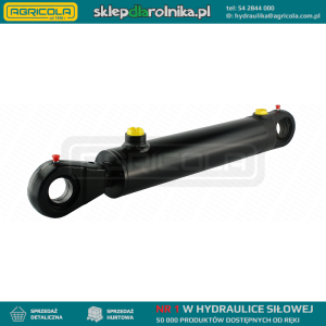 Cylinder siłownik hydrauliczny dwustronnego działania długość: 482mm skok: 200mm CJ2F-63/36/200 U35