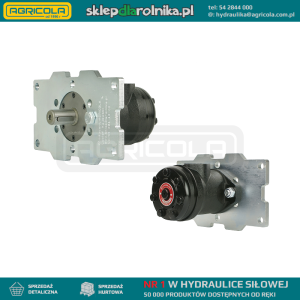 Silnik hydrauliczny BMR 25 z wałkiem 25mm i płytą montażową płaską