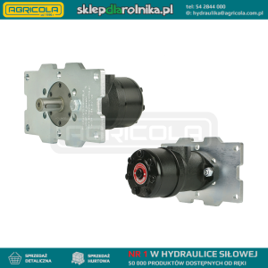 Silnik hydrauliczny BMR chłonność: 125cm3/obr obroty: 480obr/min z płytą