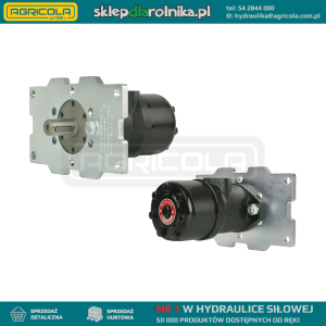 Silnik hydrauliczny BMR chłonność: 160cm3/obr obroty: 375obr/min z płytą
