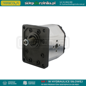 Pompa hydrauliczna zębata grupy 3, obroty prawe, objętość: 46cm3/obr wydajność (1500obr/min): 69L/min