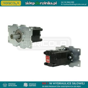 Silnik hydrauliczny SMS chłonność: 80cm3/obr obroty: 930obr/min z płytą