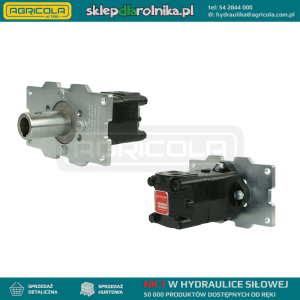 Silnik hydrauliczny SMS chłonność: 125cm3/obr obroty: 600obr/min z płytą i tuleją