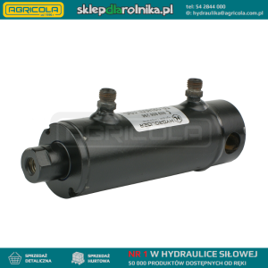 Cylinder siłownik hydrauliczny dwustronnego działania długość: 195mm skok: 60mm CJ2F-50/28/60 do lanc opryskiwacza