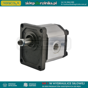 Pompa hydrauliczna zębata grupy 2, obroty prawe, objętość: 8cm3/obr wydajność (1500obr/min): 12L/min