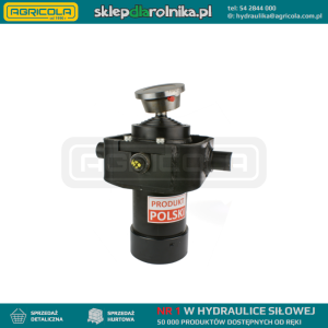 Cylinder siłownik hydrauliczny teleskopowy 105/5/1050 skok 1050mm - z kołyską