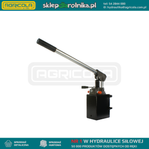 Pompa hydrauliczna ręczna dwustronna 45cm3 ze zbiornikiem 3L
