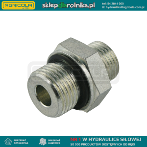 Przyłącze hydrauliczne proste typu: ED BB gwinty: M30x1.5 - M27x2 z uszczelnieniem NBR