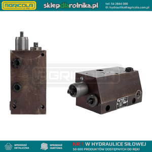 Rozdzielacz hydrauliczny 46481002 Hydrotor Tuchola montowany w żabie Ursus C-360, C-360-3P