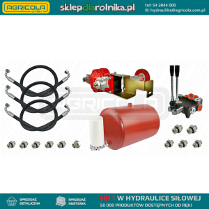 Zestaw hydraulika zewnętrzna do Ursusa C-360-3P w zestawie z zewnętrznym zbiornikiem 30L na olej