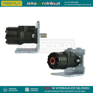 Silnik hydrauliczny BMR chłonność: 200cm3/obr obroty: 300obr/min wałek 32mm z płytą