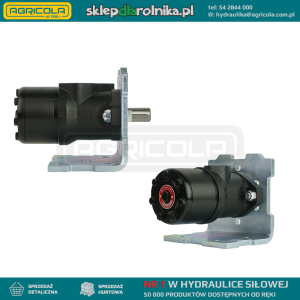 Silnik hydrauliczny BMR chłonność: 250cm3/obr obroty: 240obr/min wałek 32mm z płytą