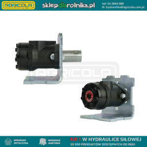 Silnik hydrauliczny BMR chłonność: 50cm3/obr obroty: 800obr/min  z płytą i tuleją  25mm