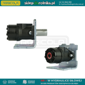 Silnik hydrauliczny BMR chłonność: 125cm3/obr obroty: 480obr/min z płytą i tuleją  32mm