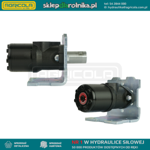 Silnik hydrauliczny BMR chłonność: 400cm3/obr obroty: 150obr/min z płytą i tuleją 25mm