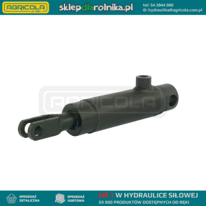 Siłownik hamulcowy hydrauliczny ze sprężyną powrotną, średnica tłoczyska 25mm, skok 85mm