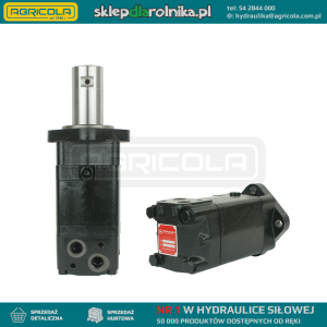 Silnik hydrauliczny SMS chłonność: 400cm3/obr obroty: 190obr/min z tuleją