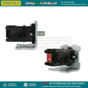 Silnik hydrauliczny SMS chłonność: 160cm3/obr obroty: 475obr/min z płytą kąt 90°