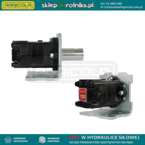 Silnik hydrauliczny SMS chłonność: 100cm3/obr obroty: 750obr/min płytą kąt 90° i tuleją