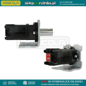 Silnik hydrauliczny SMS chłonność: 315cm3/obr obroty: 250obr/min płytą kąt 90° i tuleją