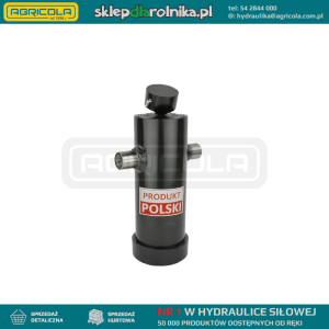 Cylinder siłownik hydrauliczny teleskopowy 105/5/1237 skok: 1237mm - bez kołyski