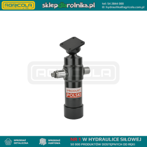 Cylinder siłownik hydrauliczny teleskopowy 75/3/700 skok 700mm - bez kołyski