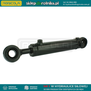 Cylinder siłownik hydrauliczny dwustronnego działania długość: 430mm skok: 200mm CJ2F-50/25/200 U30