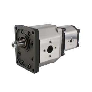 Pompa hydrauliczna zębata lewa 2-sekcyjna grupy 3 objętość: 33/4 cm3/obr wydajność (1500obr): 50/6 L/min